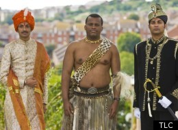 Crown Prince Mannendra with His Royal Highness Prince Africa Zulu and His Royal Highness Prince Remigius of Jaffna.