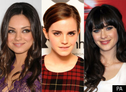 Mika Kunis, Emma Watson and Zooey Deschanel