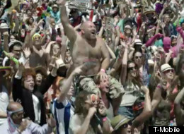 The T-Mobile advert ends in mosh pit of strange British characters dancing around