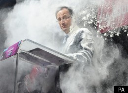 Francois Hollande was given a dusting