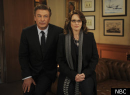 Tina Fey and Alec Baldwin in