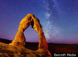 A photograph of starry Night at Bryce Canyon National Park