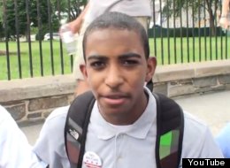 Markus Batchelor, outside the White House during a District of Columbia statehood protest