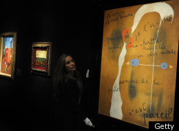 Le tableau du surréaliste Miro «Painting Poem» avait été estimé à 14,2 millions de dollars (Getty)