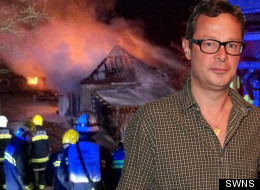 Hugh Fearnley-Whittingstall's River Cottage caught on fire