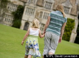 Mother and daughter at Anglesey Abbey during February half term