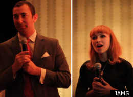 Jonah Ansell and Tavi Gevinson at a