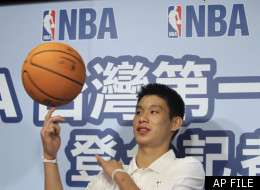FILE: Jeremy Lin spins a basket ball during a press conference, Wednesday, July 28, 2010, in Taipei, Taiwan. Lin was the first Taiwanese American to join the NBA.
