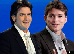 Charlie Sheen has slammed his 'Two and a Half Men' replacement Ashton Kutcher, but he says it's not his fault