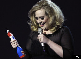 Adele is the first Brit Award winner of the night, unsurprisingly