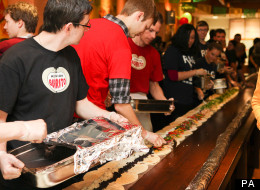 UK's Biggest Burrito Made By Bristol Students