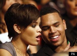 Rihanna and Chris Brown, in less controversial times, in 2008