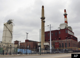 The Crawford Generating Station, one of Chicago's two coal-fired power stations,