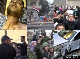Some of the hundreds of hours of footage recorded in Syria and uploaded by activists