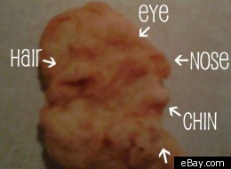 The first McNugget? An Iowa woman is auctioning off a piece of chicken she says looks like President George Washington.