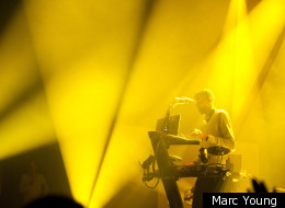 Stromae en concert au Festival Montréal en lumière.