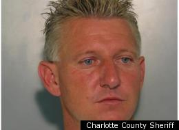 Norman Nowling, arrested Saturday for criminal mischief after he allegedly destroyed a girl's Toyota Corolla using his own large, off-road vehicle.