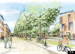 A concept drawn up for the new town of Northstowe, Cambridgeshire