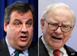 Warren Buffett hit back at Gov. Chris Christie (R-N.J.) on Monday, in response to Christie saying that Buffett should