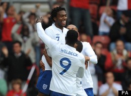 Danny boys: Sturridge and Welbeck partnered one another at the Under 21 European Championship last summer