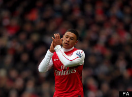 Flying high: Oxlade-Chamberlain has made a bright start to his Arsenal career, but was overlooked for the England squad