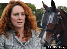 Rebekah Brooks, James Murdoch and a lovely horse