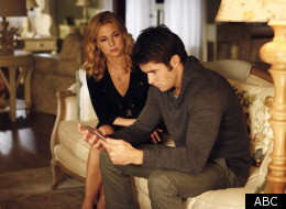 Emily VanCamp and Josh Bowman in