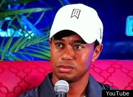 Tiger Woods wasn't very happy with a particular question at his press conference today.