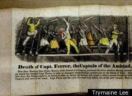 A rare pamphlet from 1840 detailing the insurrection on board the Amistad in 1839, in which enslaved Africans killed the ship's captain and took over the ship. Hundreds of historical items like this are auctioned off each year at the African Americana auction held at the Swann Auction Galleries in New York City.