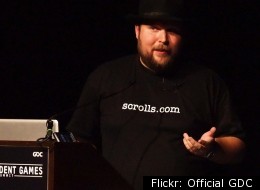 Mojang CEO Markus 'Notch' Persson, pictured here at the 2011 Game Developers Conference