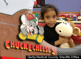 Safe and well: Harmony is back with her parents after her ordeal