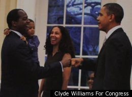 Clyde Williams, the former political director of the Democratic National Committee and a former adviser to Presidents Bill Clinton and Barack Obama, left, is considering a run against long-time Congressman Charlie Rangel.