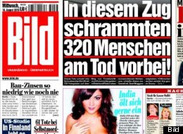 Thanks for the mammaries! Bild won't run topless models on its front page anymore. Here's your last look (sort of)!