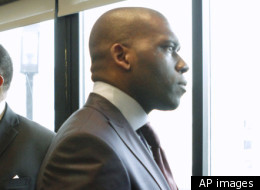 The Rev. Jamal Bryant, right, with Dr. Benjamin Chavis, Jr.