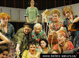 Le spectacle Belles-soeurs commencera par le Monument-National de Montréal, à l'automne 2012.