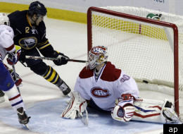 Peter Budaj déjoué. (AP)