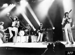 Les Rolling Stones, en 1973, à Wembley. (AFP)