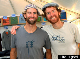 The good life: Bert and John Jacobs have turned Life is good into a $100 million brand.