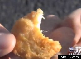 Raquel House claims she found a feather in her Chicken McNugget that she purchased at a McDonald's near her home town of Elkhart, Indiana.
