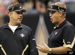 Sean Payton et Gregg Williams. (Photo PC/AP / Gerald Herbert)