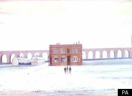 Lowry's The Viaduct was among the works recovered