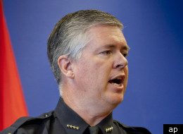 Albuquerque Police Chief Ray Schultz in a 2009 press conference. Schultz has said he was unaware of the police union practice of paying officers involved in shootings extra money.