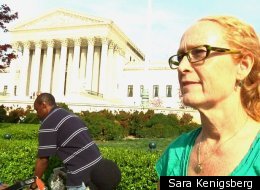 Kathie McClure, first in line for Supreme Court health care cases.
