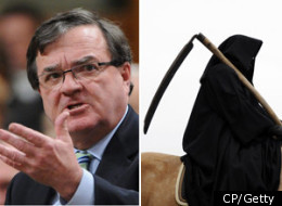 Canada's 2012 federal budget will not include many details on coming cuts to the government. (CP/Getty)