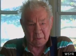 Fred Skinner says he was eating a piece of toast when police broke into his home, only to learn that they were in the wrong place.
