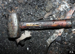 Undated handout photo issued by Nottinghamshire Police of a lump hammer recovered from the home of Jacqueline Bartlam, after her son Daniel Bartlam, 15, killed her