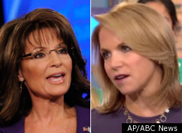 Palin and Couric squared off on the morning shows