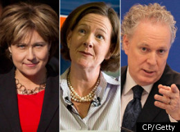 While 2011 was the year of the incumbent, 2012 and 2013 may see sweeping change in three of Canada’s largest provinces: Alberta, B.C. and Quebec. (CP/Getty)