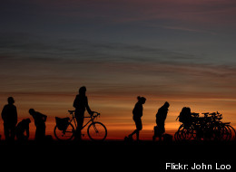 Mountain biking, a good way to stay in shape, was invented in Marin County.