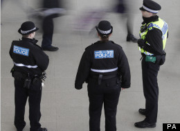 An officer faces the sack for gross misconduct after he was convicted of launching a foul-mouthed tirade at an Asian takeaway manager.